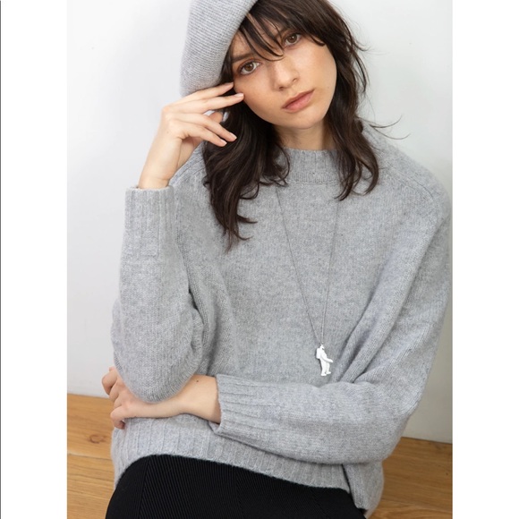 Cop.Copine gray wool sweater - Picture 1 of 6
